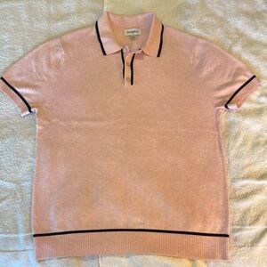 Retro Pink Polo Goodfellow & Co Medium